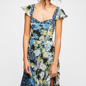 FREE PEOPLE La Fleur maxi dress size 2
